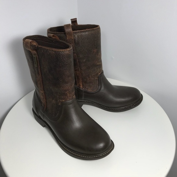 leather bogs boots